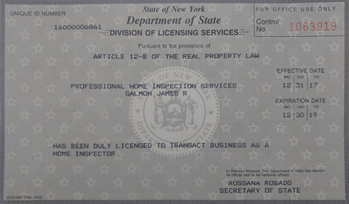 Nys Inspection Fee Chart
