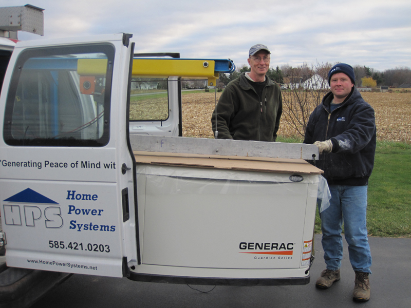 Doug's Generator Project Jim Salmon Professional Home Inspection Services