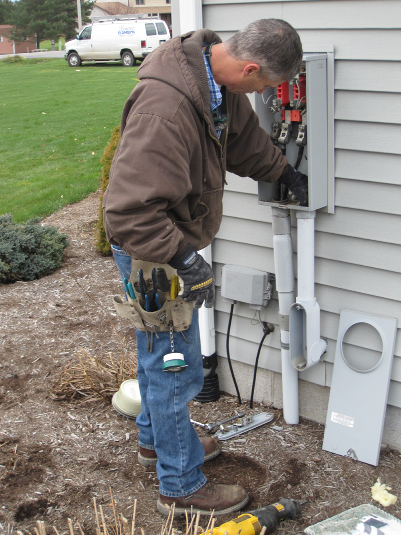 Doug's Generator Project Jim Salmon Professional Home Inspection Services