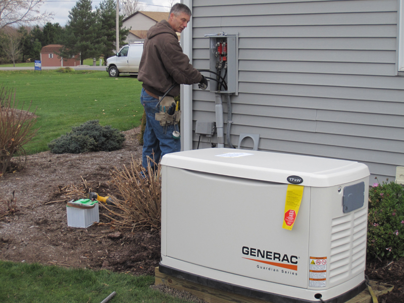 Doug's Generator Project Jim Salmon Professional Home Inspection Services