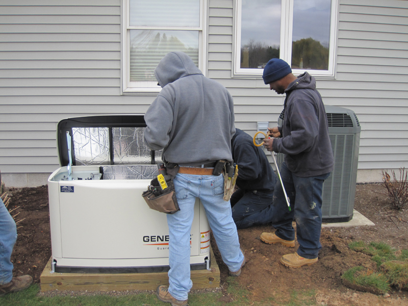 Doug's Generator Project Jim Salmon Professional Home Inspection Services