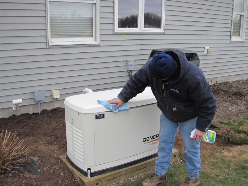 Doug's Generator Project Jim Salmon Professional Home Inspection Services