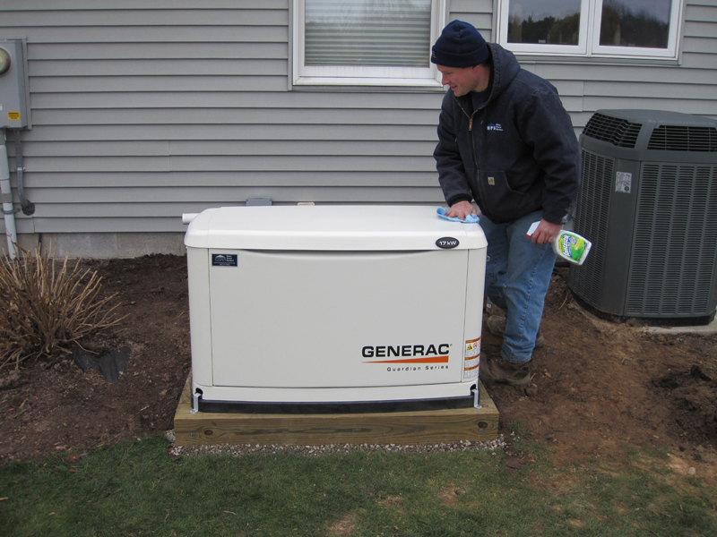 Doug's Generator Project Jim Salmon Professional Home Inspection Services