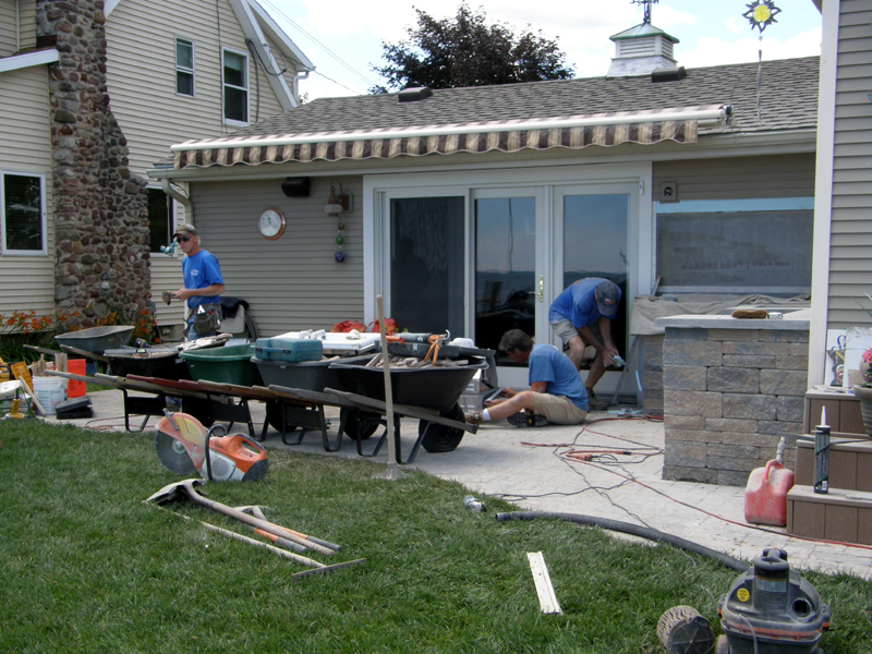 John's Outdoor Kitchen Project Jim Salmon Professional Home